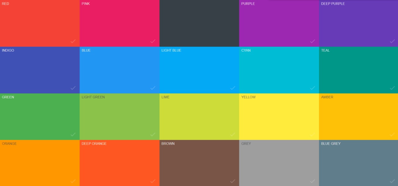 Цвета 15. Material Design палитра. Цвета в web. Сочетание ярких цветов в веб. Цвета для сайта.
