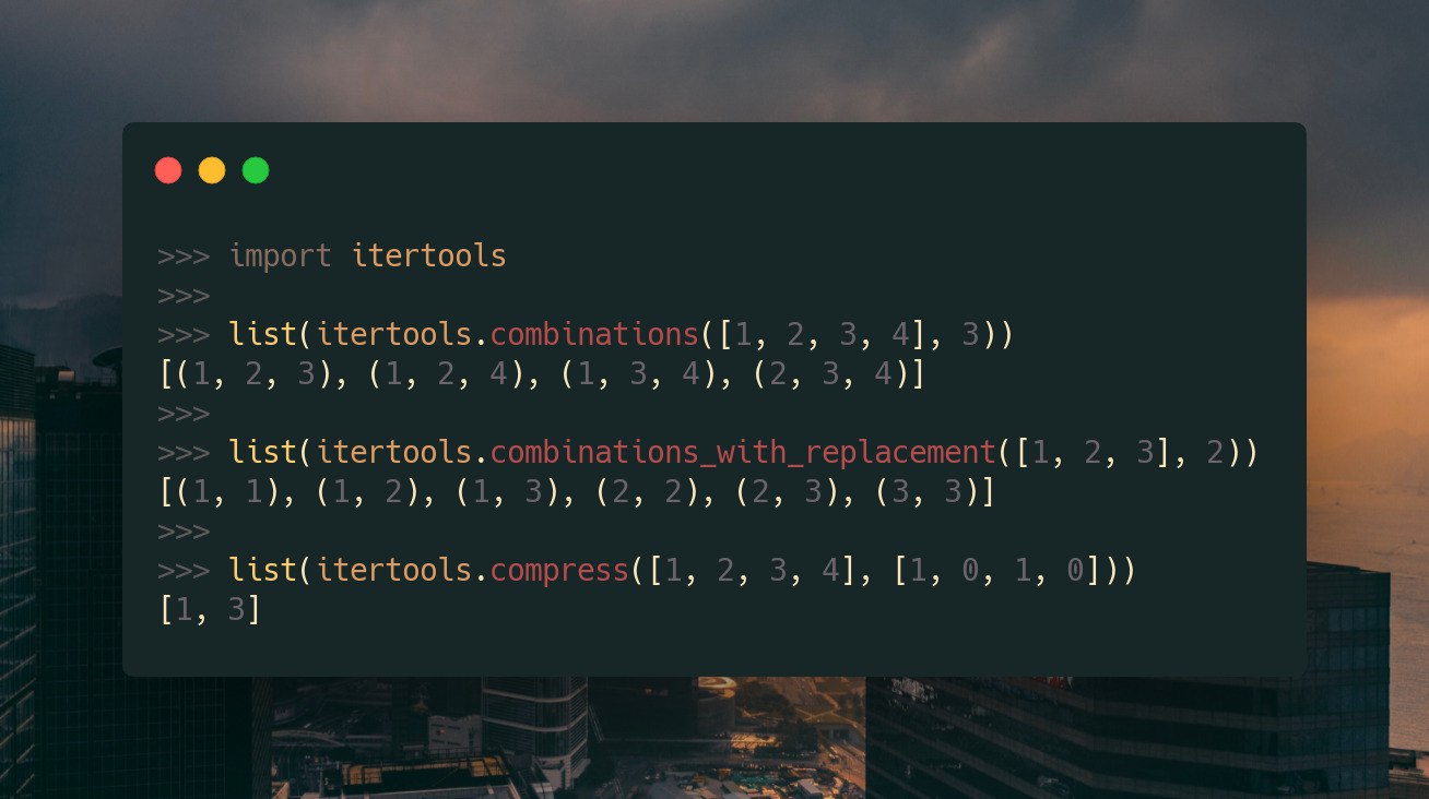 Python academy. Itertools combinations Python. Itertools.