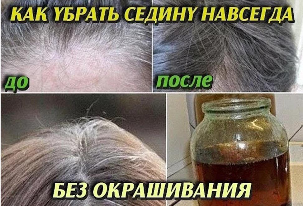 Убрать седину без окрашивания мужчине